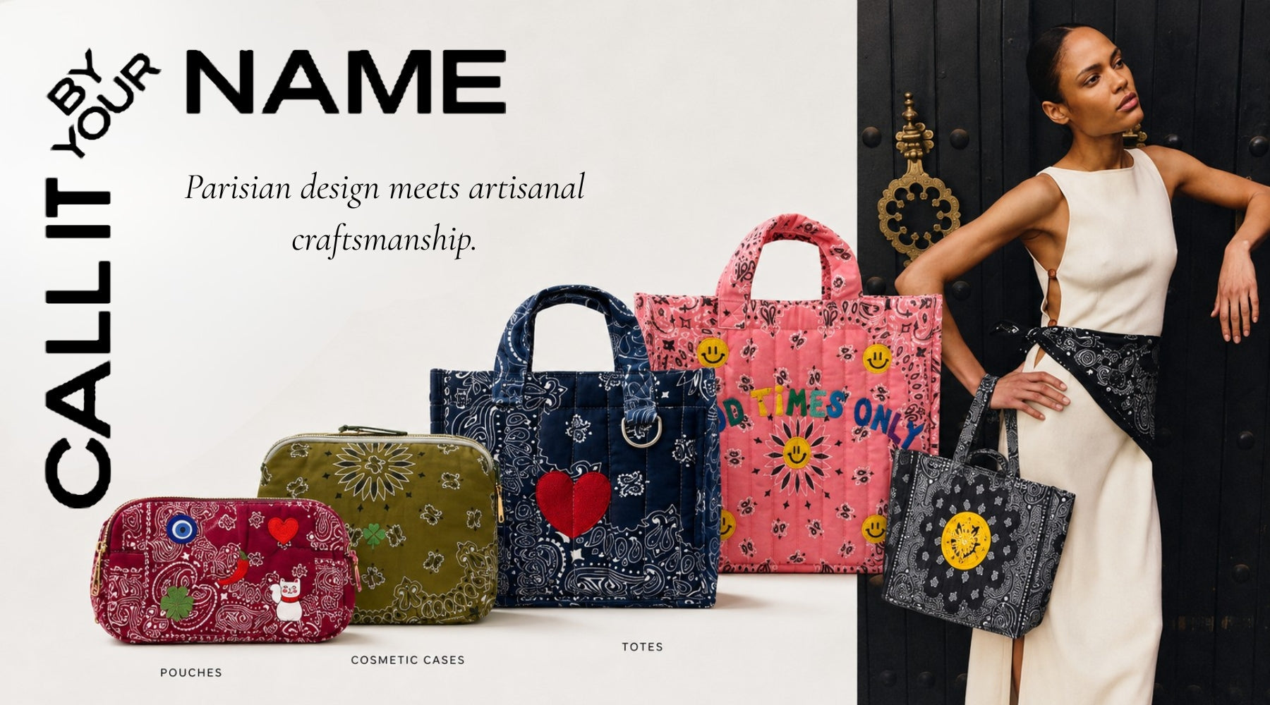 Bandana Print Totes: Call It By Your Name | Romi Boutique