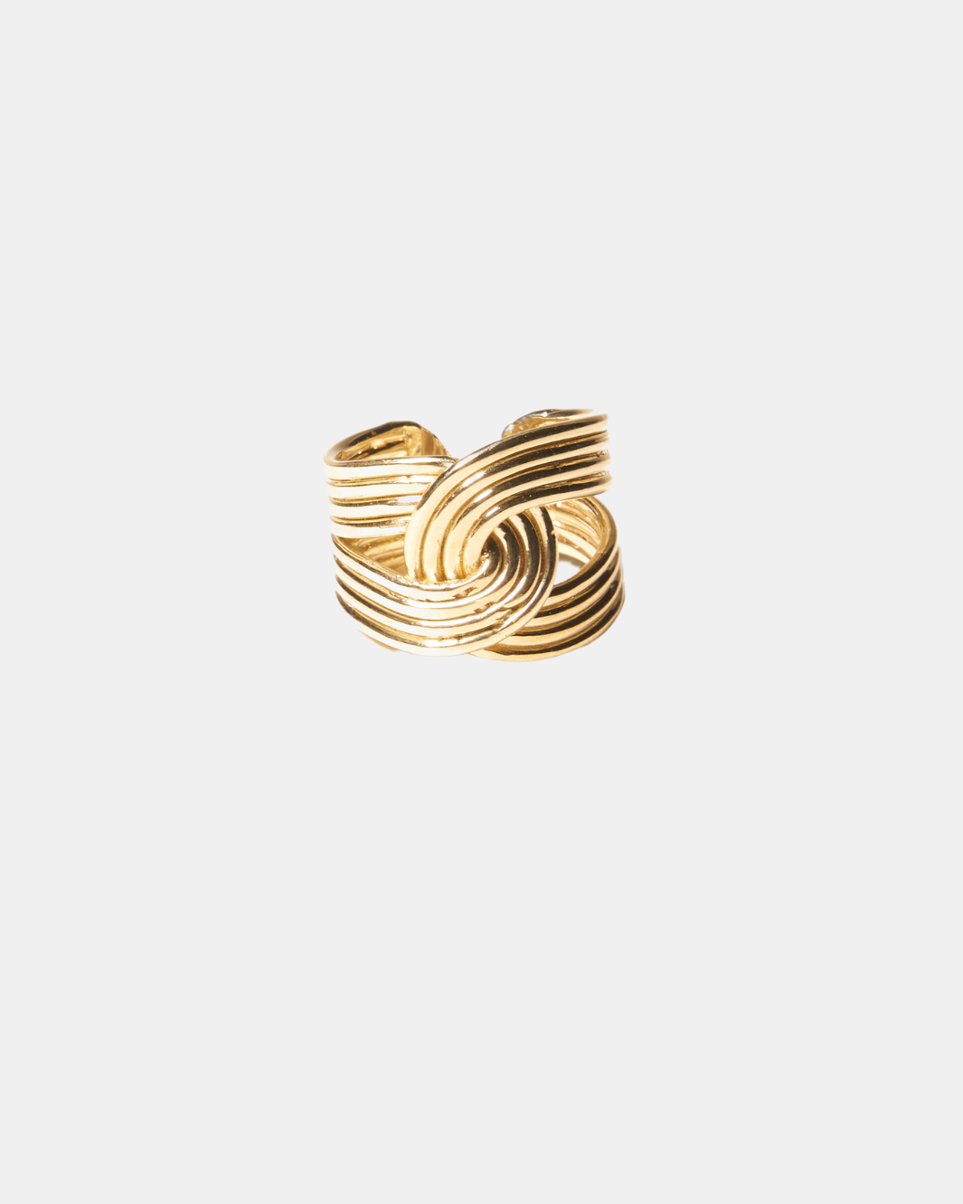 AGATA RING IN BRASS - Romi Boutique