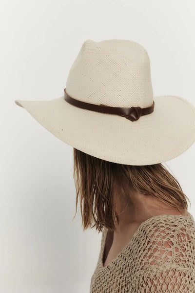 JUDITH HAT IN NATURAL - Romi Boutique