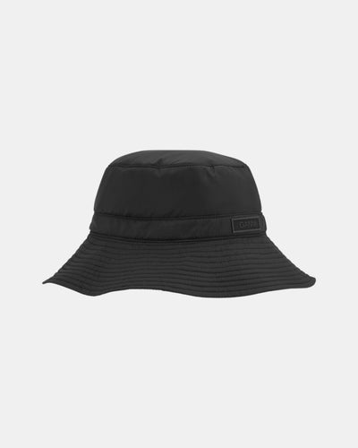 RECYCLED TECH BUCKET HAT IN BLACK - Romi Boutique