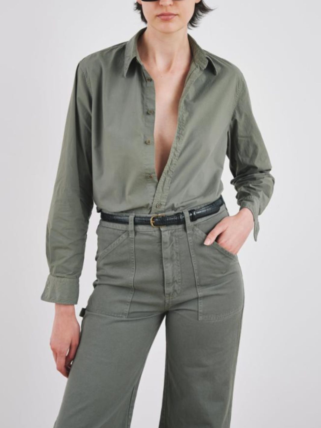 RAPHAEL CLASSIC SHIRT IN ADMIRAL GREEN - Romi Boutique