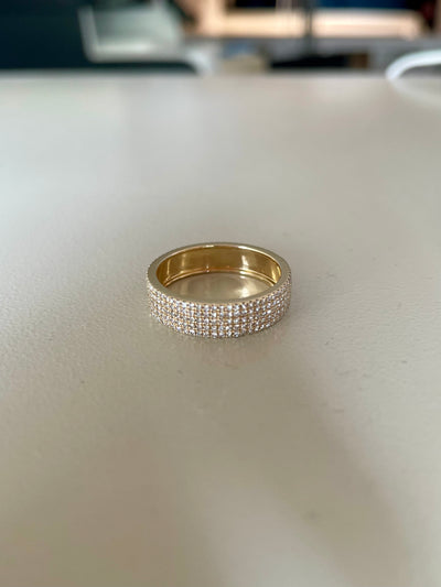 PETITE GENIE ETERNITY RING IN GOLD - Romi Boutique