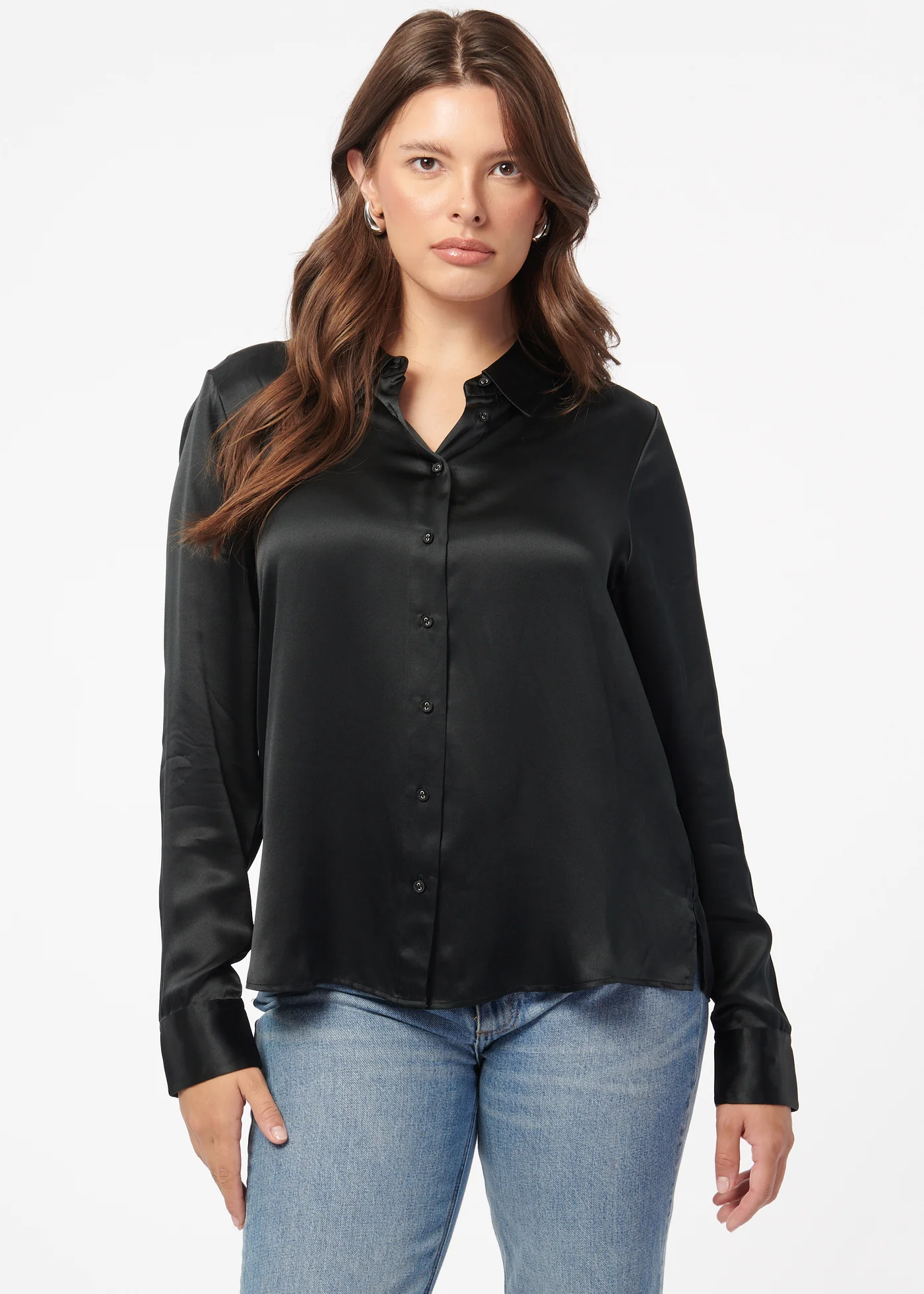 CROSBY BLOUSE IN BLACK - Romi Boutique