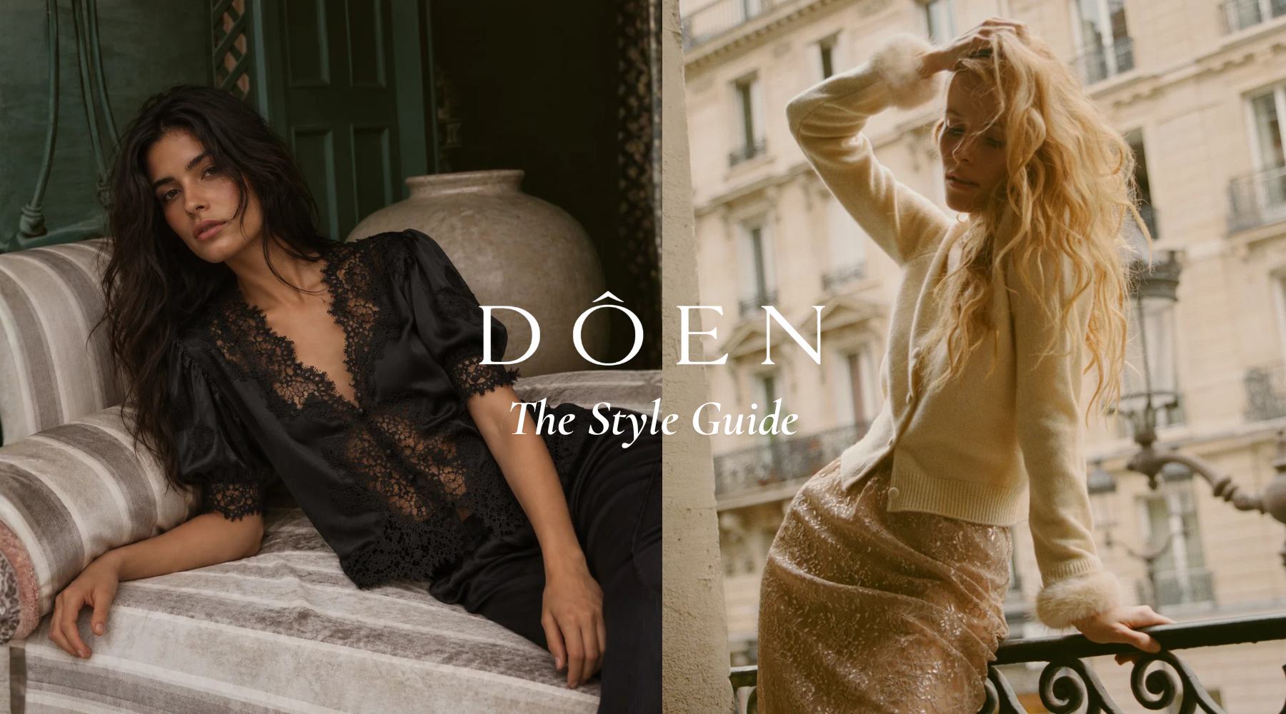 The DÔEN Style Guide: 4 Ways to Wear Silk, Lace & Matching Sets