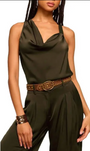 Ramy Brook Zoe Cowl Neck Tank Top at Romi Boutique