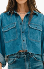 ASKK NY CROSBY COMBO FLANNEL at Romi Boutique