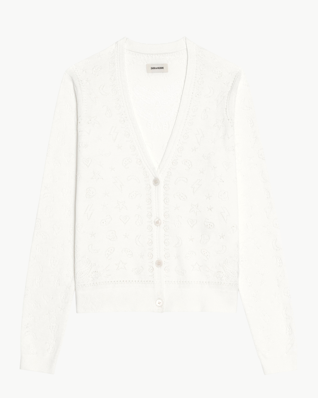 Zadig & Voltaire Manala Bandana Cardigan at Romi Boutique
