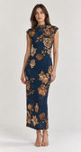 Hemant & Nandita Midi Dress with Slip at Romi Boutique