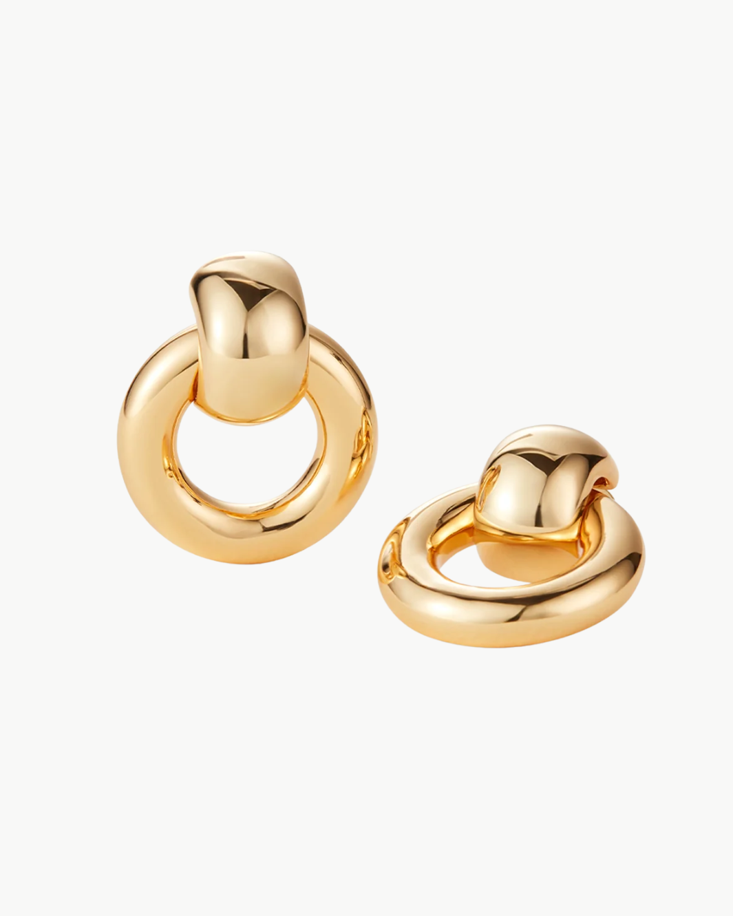 MEGA FAYE KNOCKERS IN GOLD by Jenny Bird - Romi Boutique