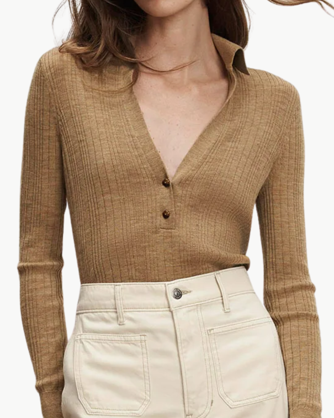 ROUNI PULLOVER IN DARK KHAKI - Romi Boutique