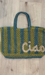 THE JACKSONS LAVINIA CIAO BAG IN FERN/SKY at Romi Boutique