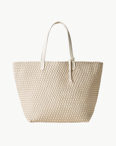 JETSETTER LARGE TOTE IN ECRU - Romi Boutique