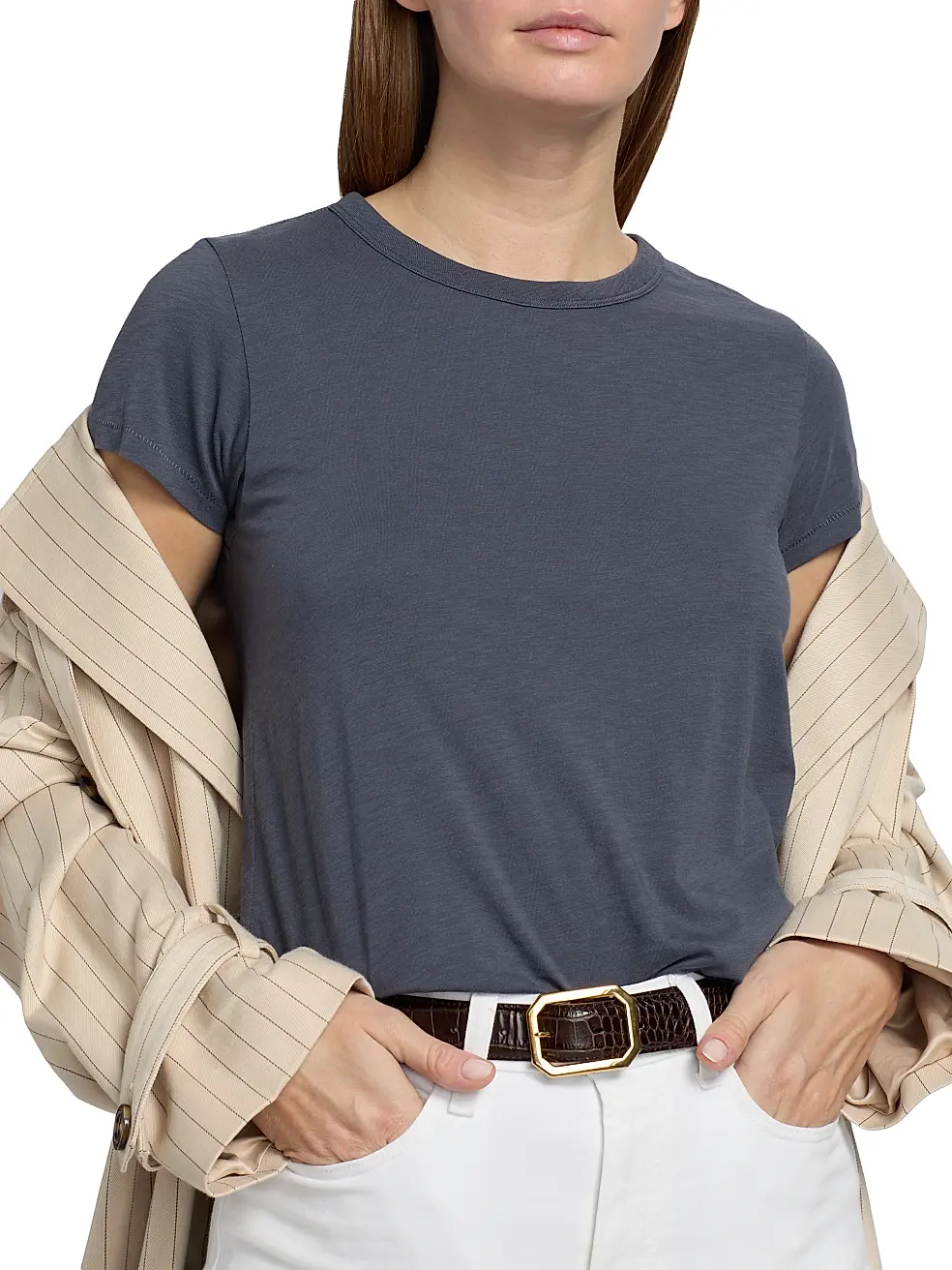 Rag & Bone THE SLUB TEE at Romi Boutique