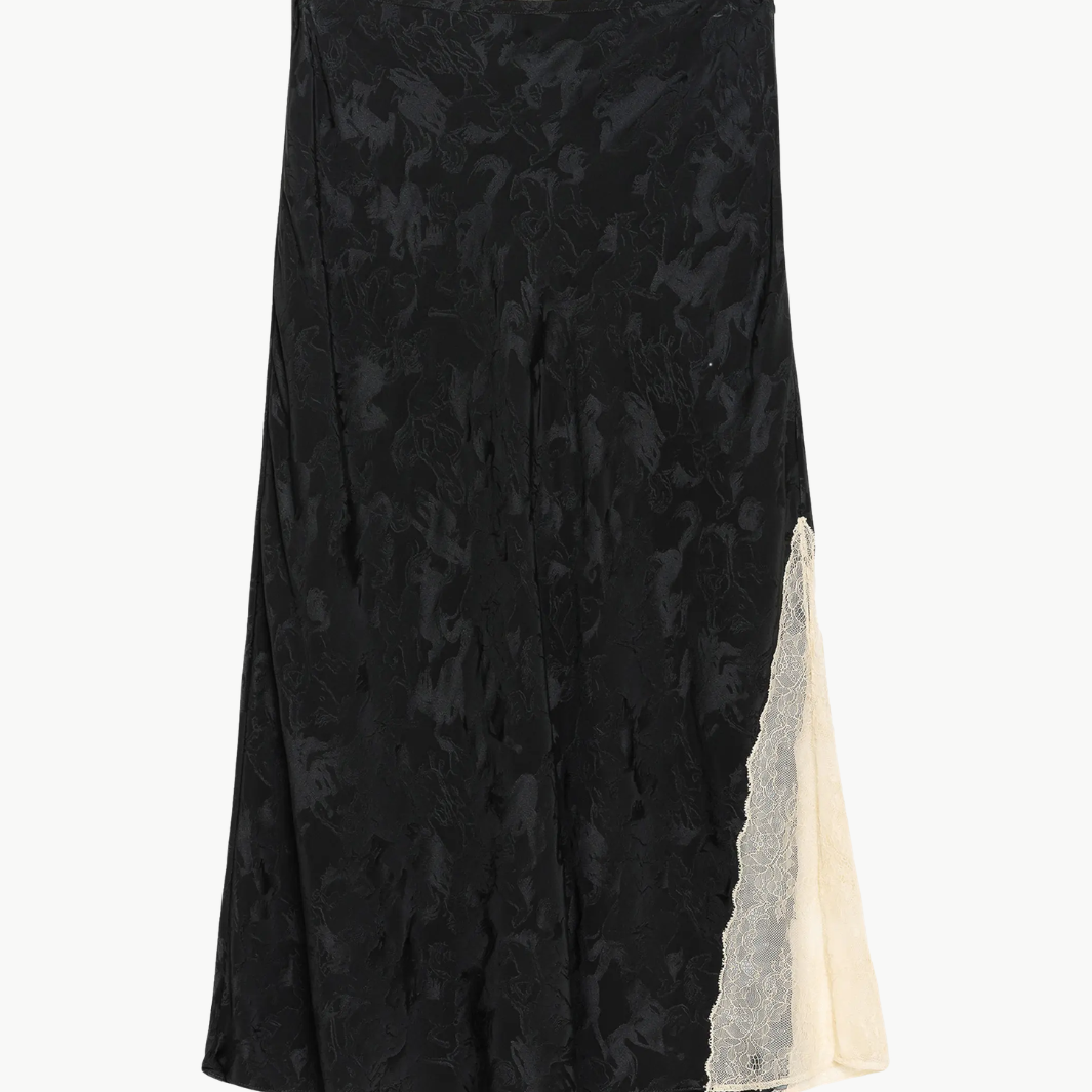 Zadig & Voltaire Jayla Silk Skirt at Romi Boutique