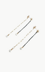 Maya Bauman STAR DOUBLE TROUBLE EARRINGS IN GOLD at Romi Boutique