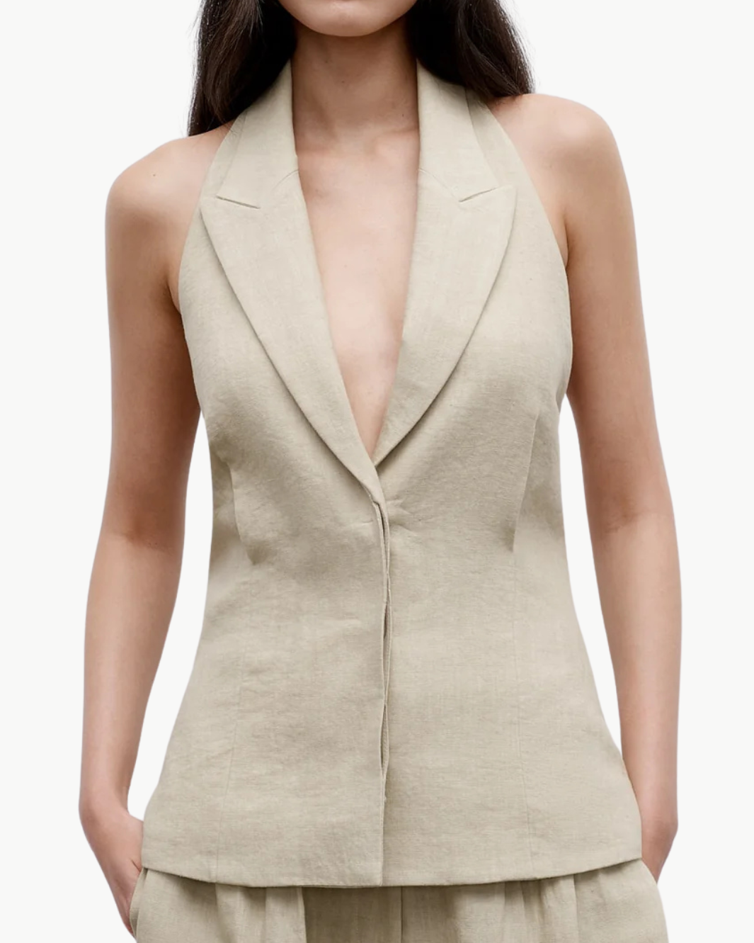 KAITLYN VEST IN SAFARI by TWP - Romi Boutique