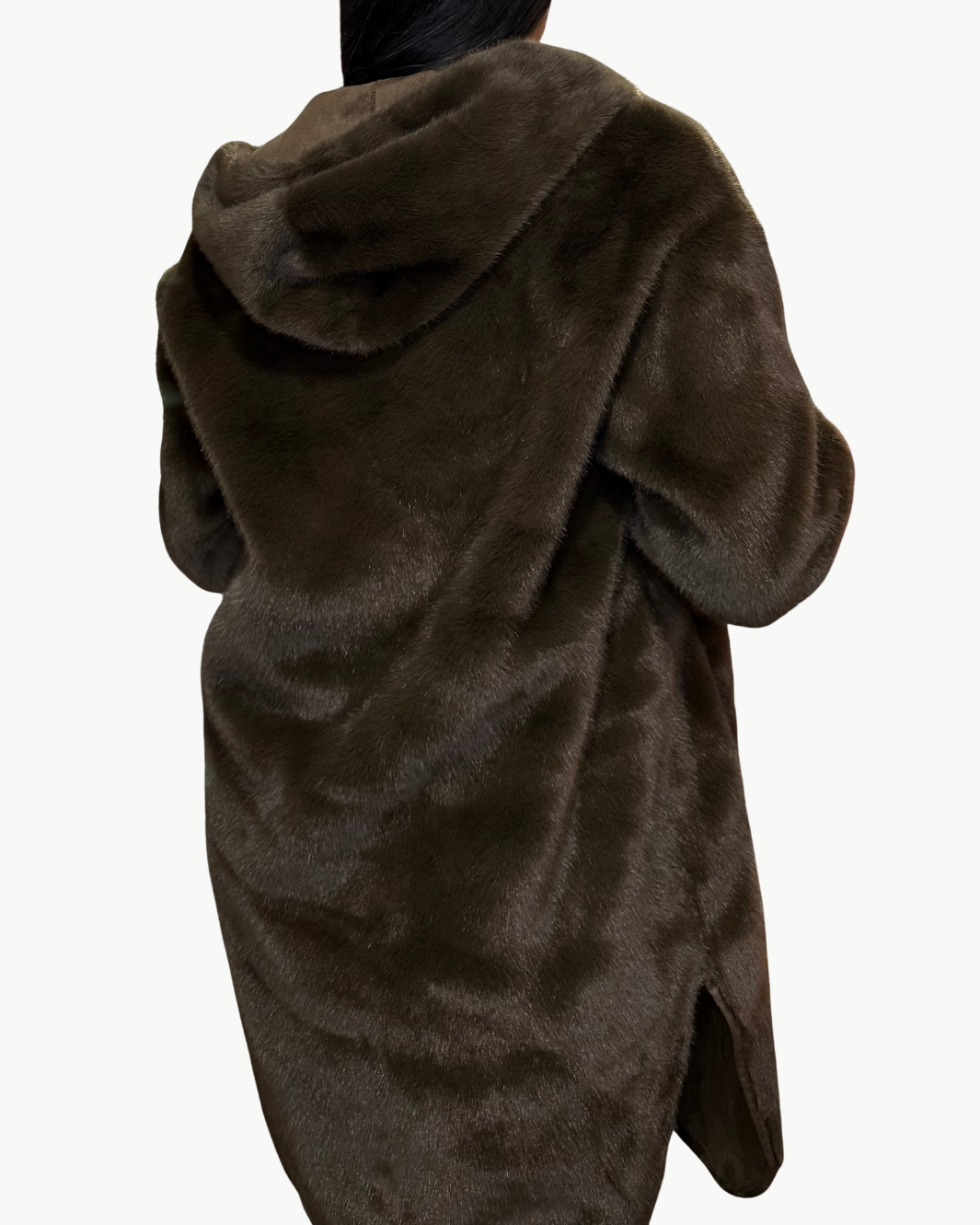CARIBOU HOODED JACKET IN CHOCOLATE