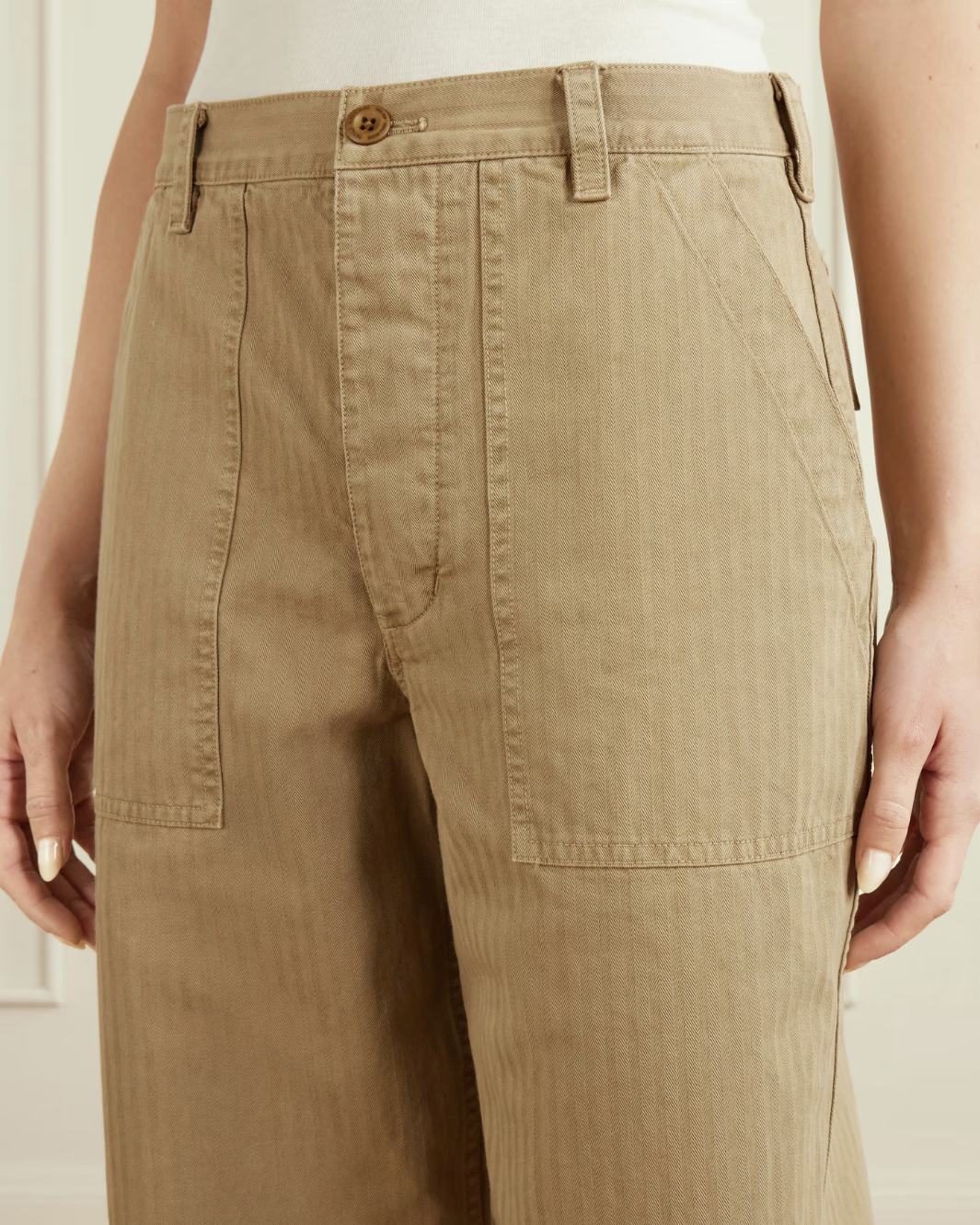 Nili Lotan Earl Herringbone Pant at Romi Boutique