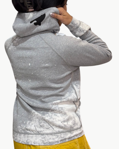 HEATHERBLEACHOUT SHRUNKEN BIG HOODIE IN HEATHER BLEACHOUT