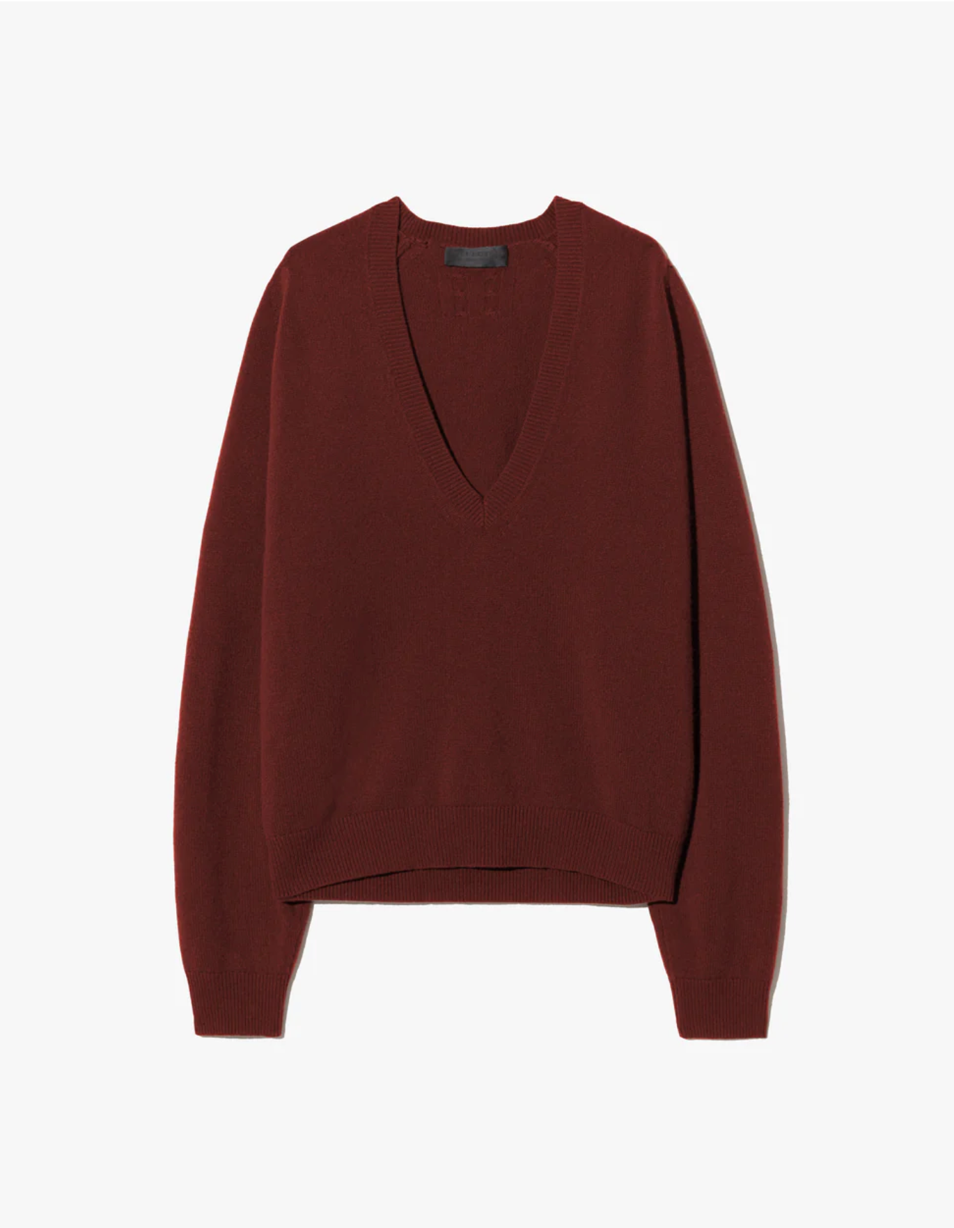 FERON SWEATER IN DARK RUST
