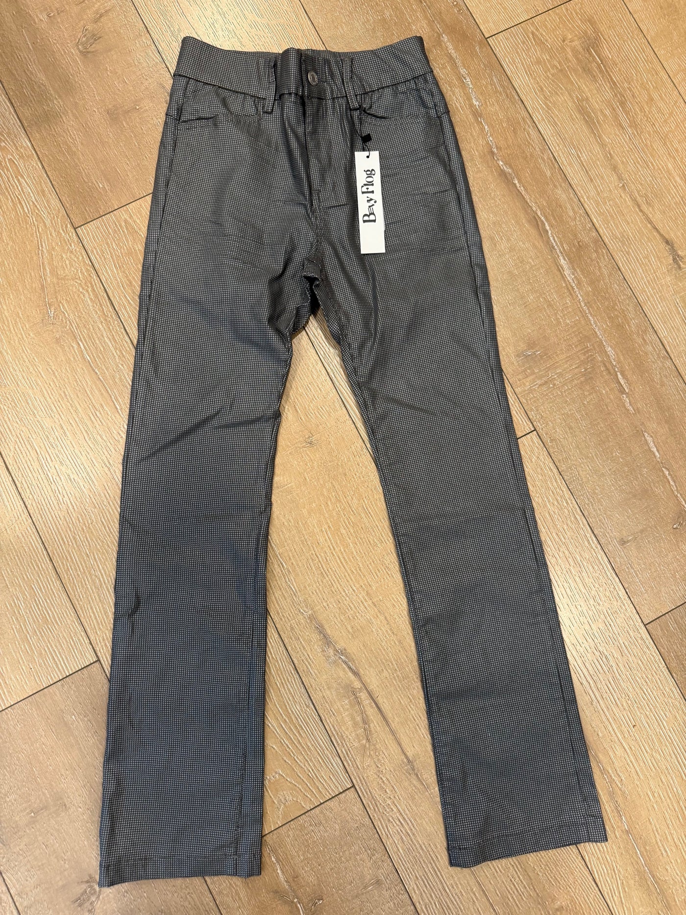 NOVEL IN PEWTER CHECK - Romi Boutique