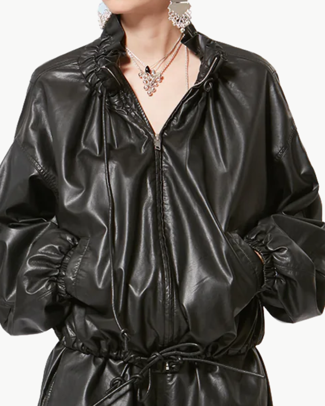 Isabel Marant NEELA LEATHER JACKET at Romi Boutique
