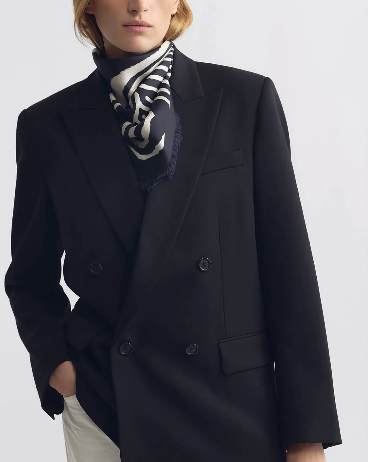Zebra Twill Scarf