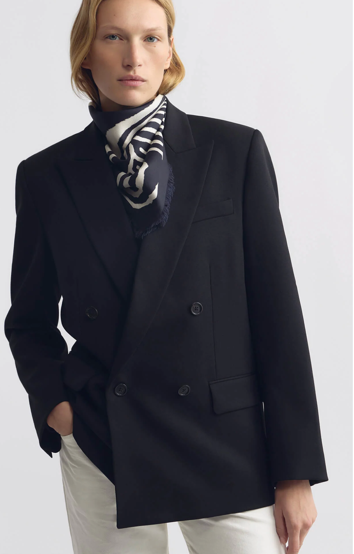 Zebra Twill Scarf