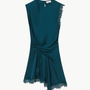 Dion Satin and Lace Mini Dress