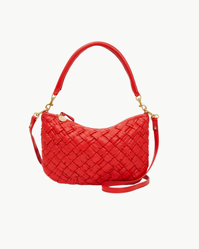 PETIT MOYEN IN ROSSA PUFFY WOVEN NAPPA