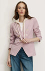 Veronica Beard Wickham Knit Hoodie Dickey at Romi Boutique