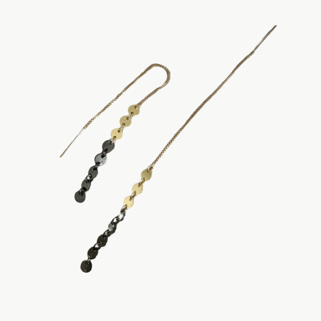 Maya Bauman BARE OMBRE THREADER IN GOLD at Romi Boutique