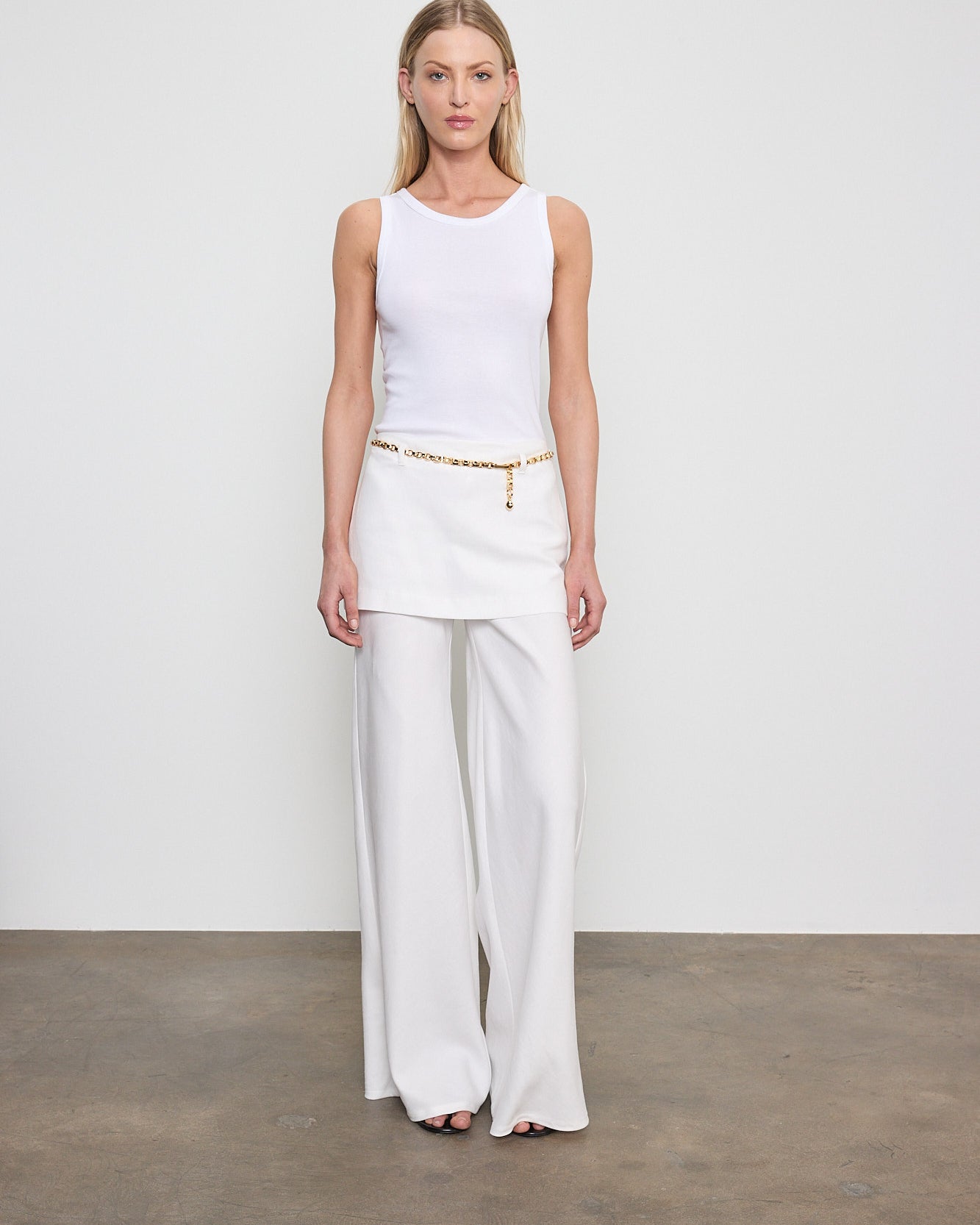 Enza Costa Supima Cotton Scoop Tank at Romi Boutique