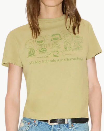 CLASSIC TEE PEANUTS CHARACTERS IN LIGHT CEDAR - Romi Boutique