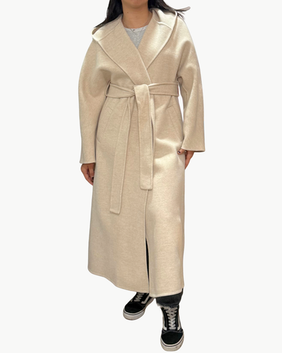 LYLIE COAT IN BEIGE CHINE