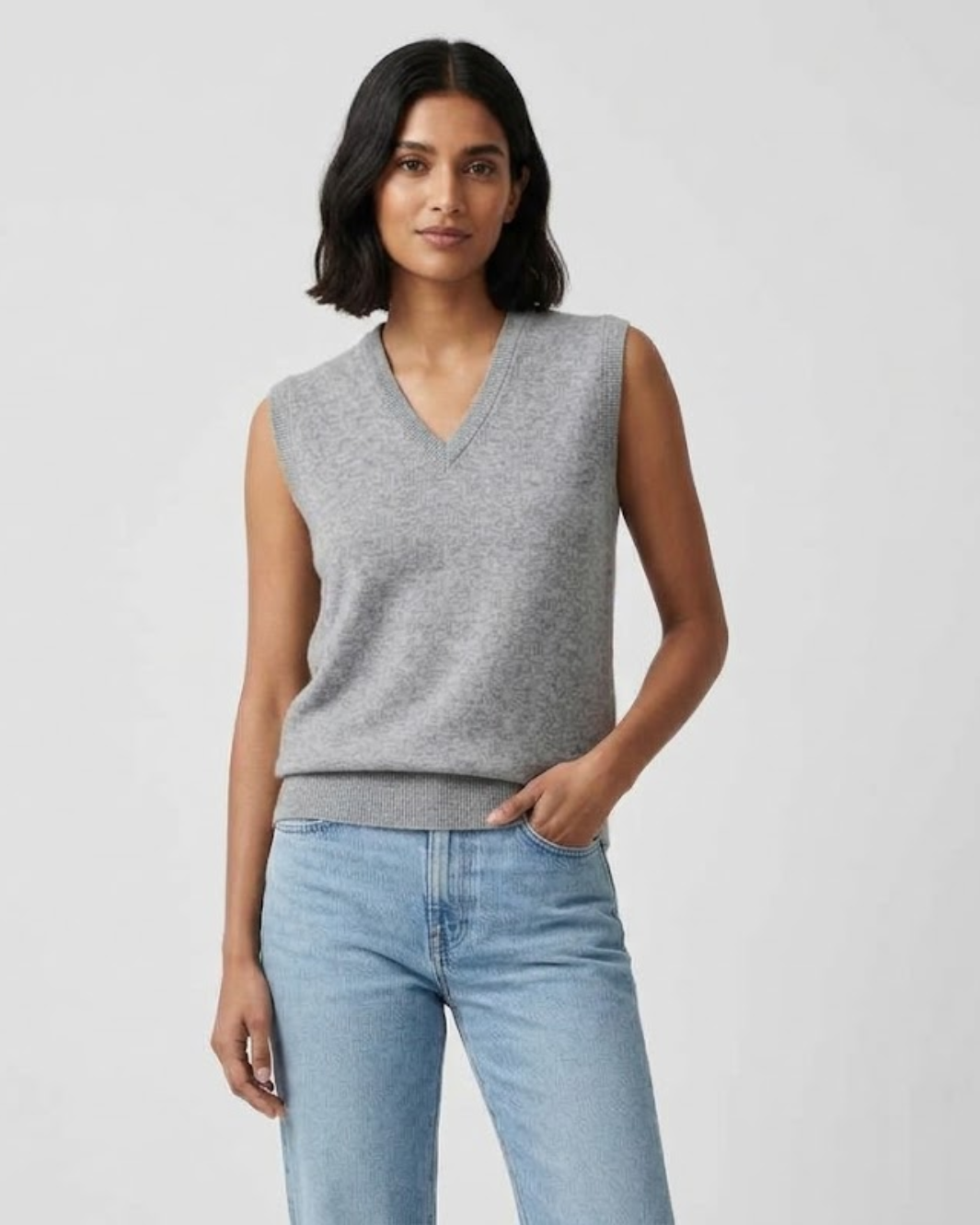 Lisa Yang Lauri Cashmere Vest at Romi Boutique