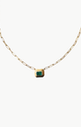 Lumilla Emerald Pendant Necklace at Romi Boutique