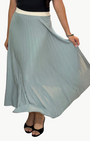 JERSEY SKIRT IN SAGE - Romi Boutique
