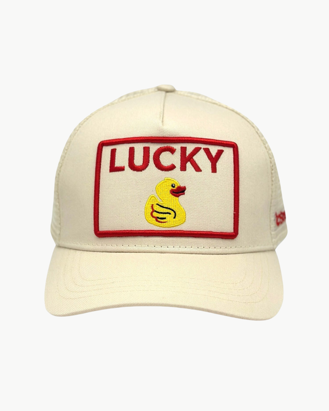 LUCKY DUCK TRUCKER IN CREAM