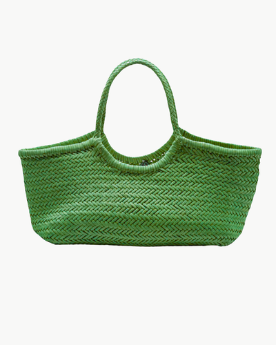 NANTUCKET BASKET BIG PARROT GREEN - Romi Boutique