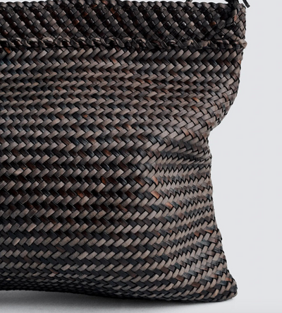 SACOCHE IN DARK BROWN/GREY