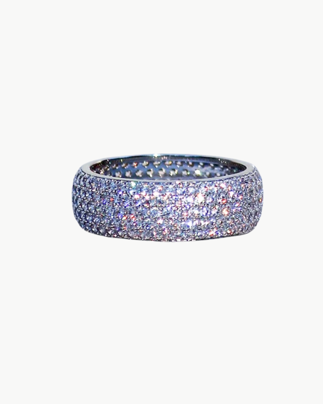MINI BILLIONAIRE RING IN STERLING SILVER