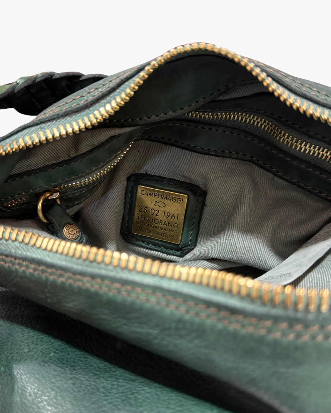 BICE SHOULDER BAG IN GREEN BOTTLE