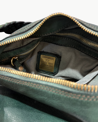 BICE SHOULDER BAG IN GREEN BOTTLE