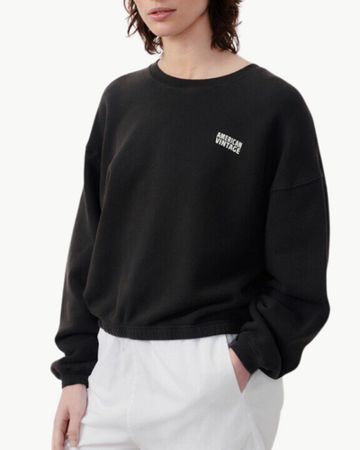 WOMEN'S SWEATSHIRT IZUBIRD IN VINTAGE LICORICE - Romi Boutique