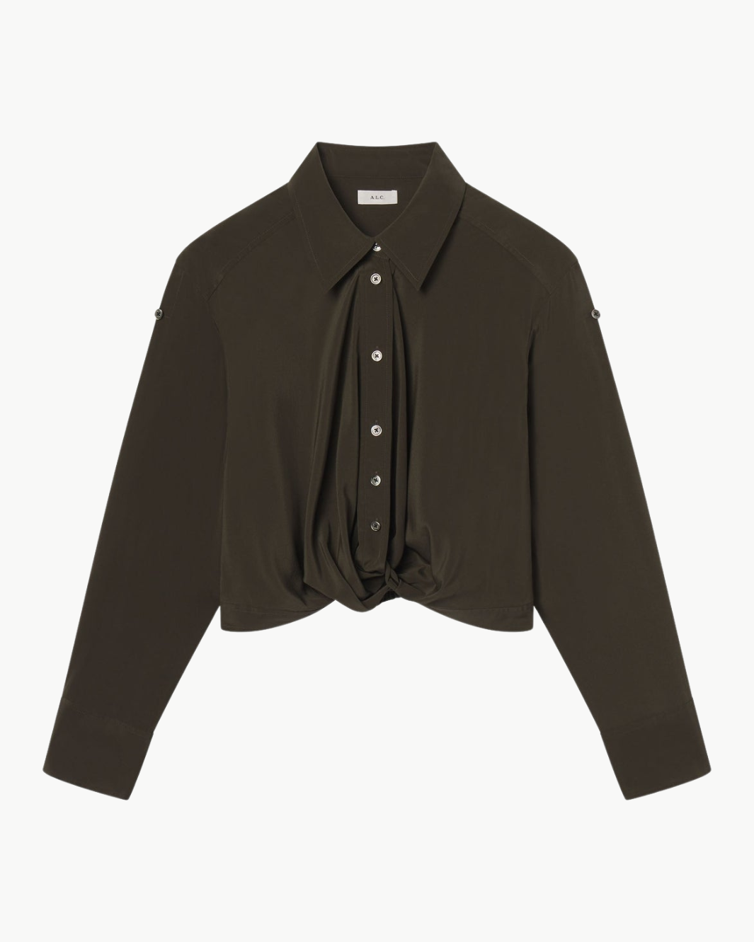 A.L.C LEO SILK TOP at Romi Boutique