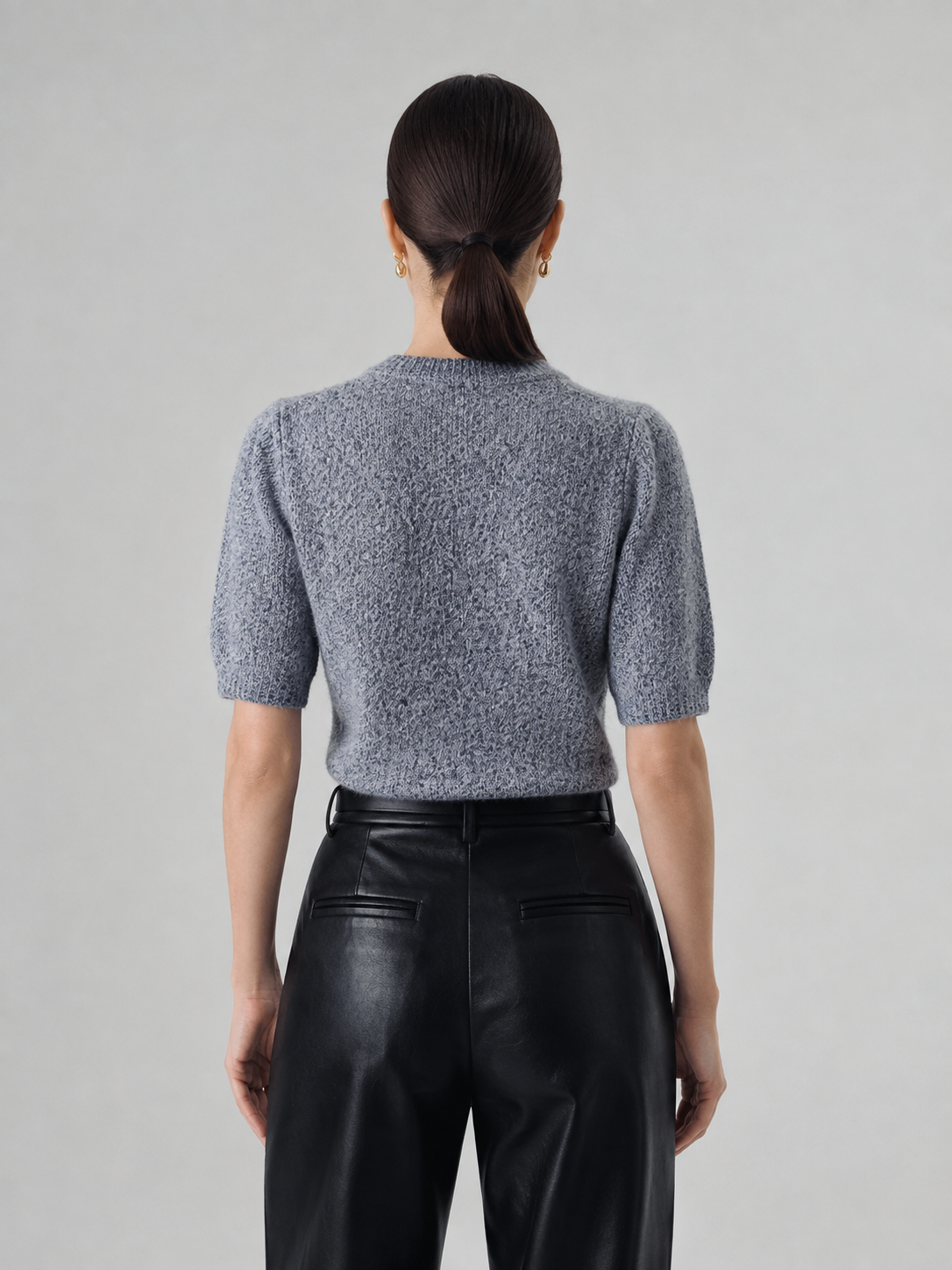 W.Cashmere Brenda Short Sleeves Sweater at Romi Boutique