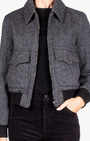 Nili Lotan REDLEY BOMBER JACKET at Romi Boutique