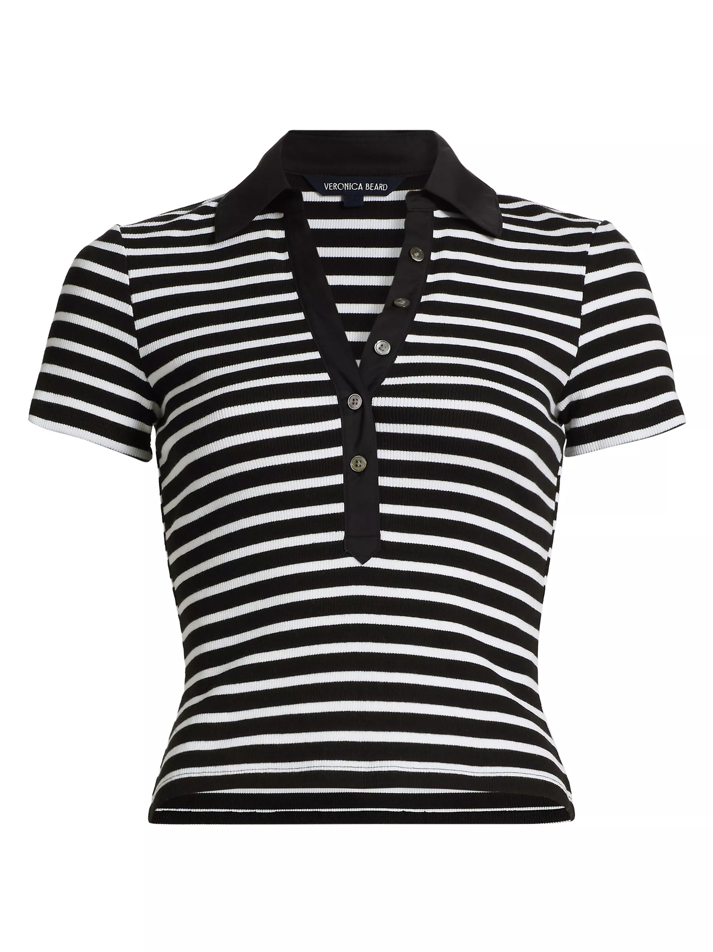 KEARNEY TEE WITH COMBO IN BLACK/WHITE