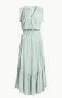Ramy Brook COCO SMOCKED SLEEVELESS DRESS at Romi Boutique